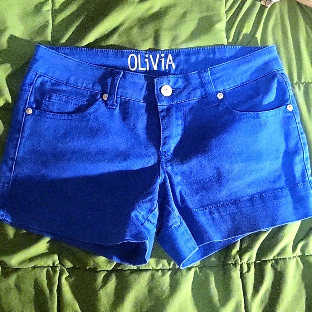 Delias Brand Blue Olivia style Shorts Size 5 Like New